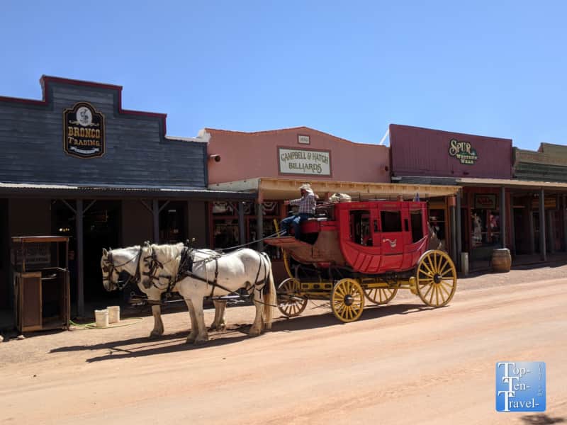 Stagecoach tour in Tombstone, Arizona