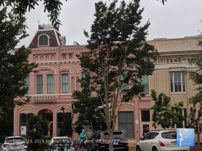 Beautiful architecture in downtown Spartanburg, South Carolina