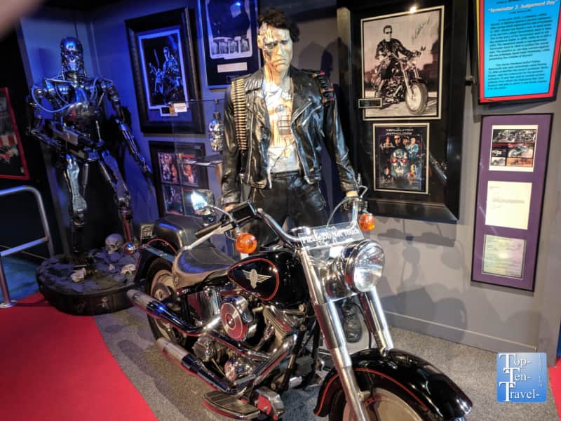 T2 motorcycle at the Hollywood Stars Cars Museum in Gatlinburg, Tennessee