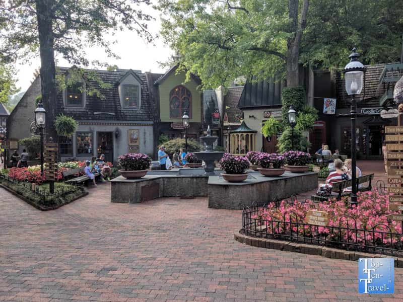Bavarian inspired Village Shops in Gatlinburg, Tennessee