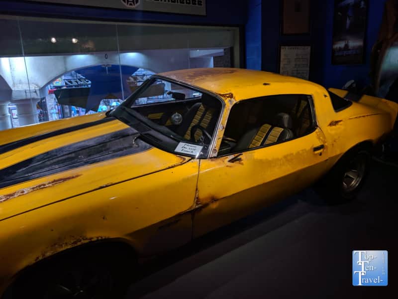 The Bumblebee from Transformers at the Hollywood Stars Cars Museum in Gatlinburg, Tennessee