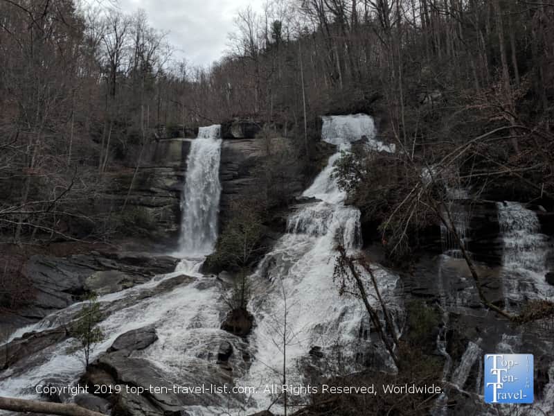Twin Falls in Upstate South Carolina