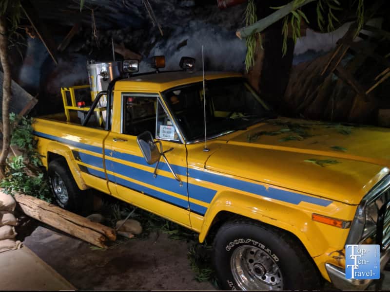 Stormchaser from Twister at the Hollywood Stars Cars Museum in Gatlinburg, Tennessee