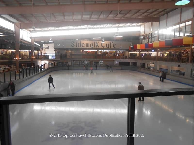 Ice skating at Ober Gatlinburg