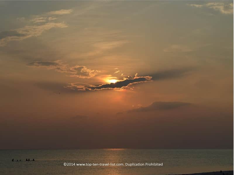 Gorgeous sunset at Honeymoon Island State Park