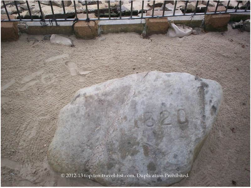 Plymouth Rock in Massachusetts