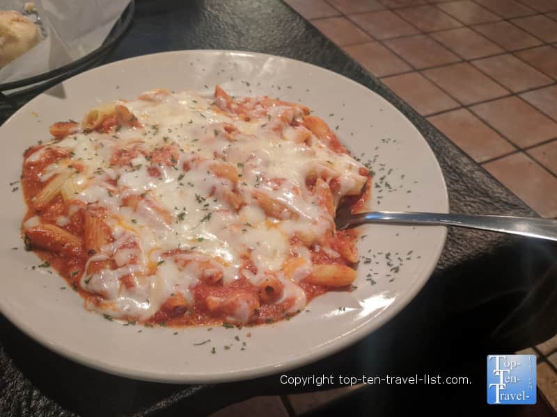 Baked Ziti at Taste of Italy in Gatlinburg, TN