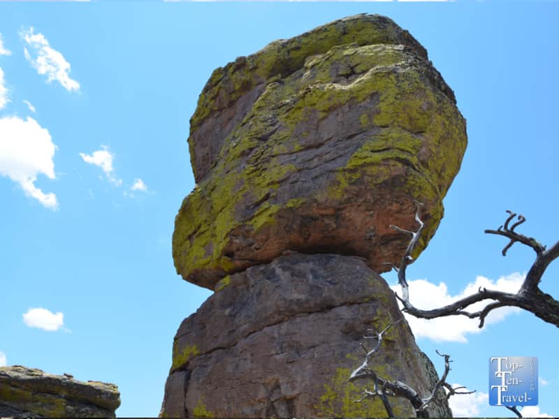 Balancing rocks at Chiricahua National Monument in Arizona 