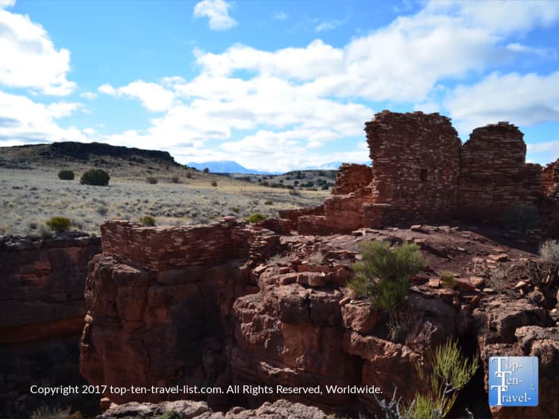 Box Canyon pueblo ruins at Wupatki National Monument in Northern Arizona