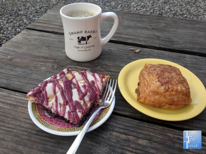 Breakfast at the Swamp Rabbit Cafe in Greenville, South Carolina