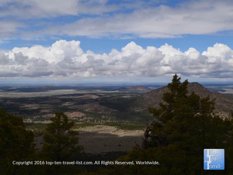 Beautiful overlook along the Slate Mountain trail near Flagstaff, Arizona 