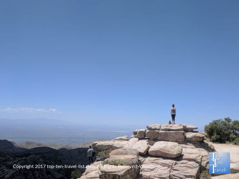 Beautiful vista along the Mt Lemmon Scenic Byway 