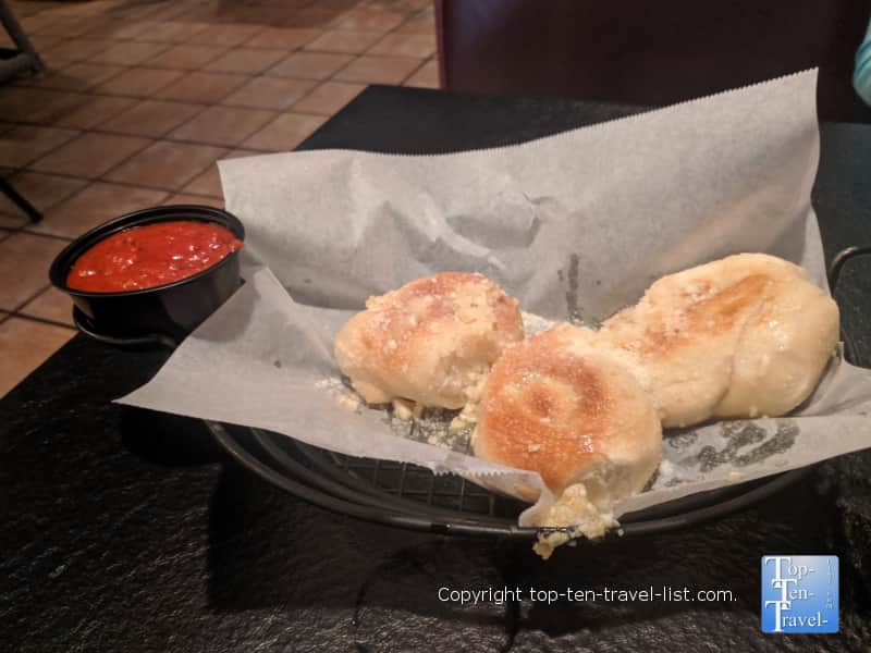 Garlic knots at Taste of Italy in Gatlinburg, TN