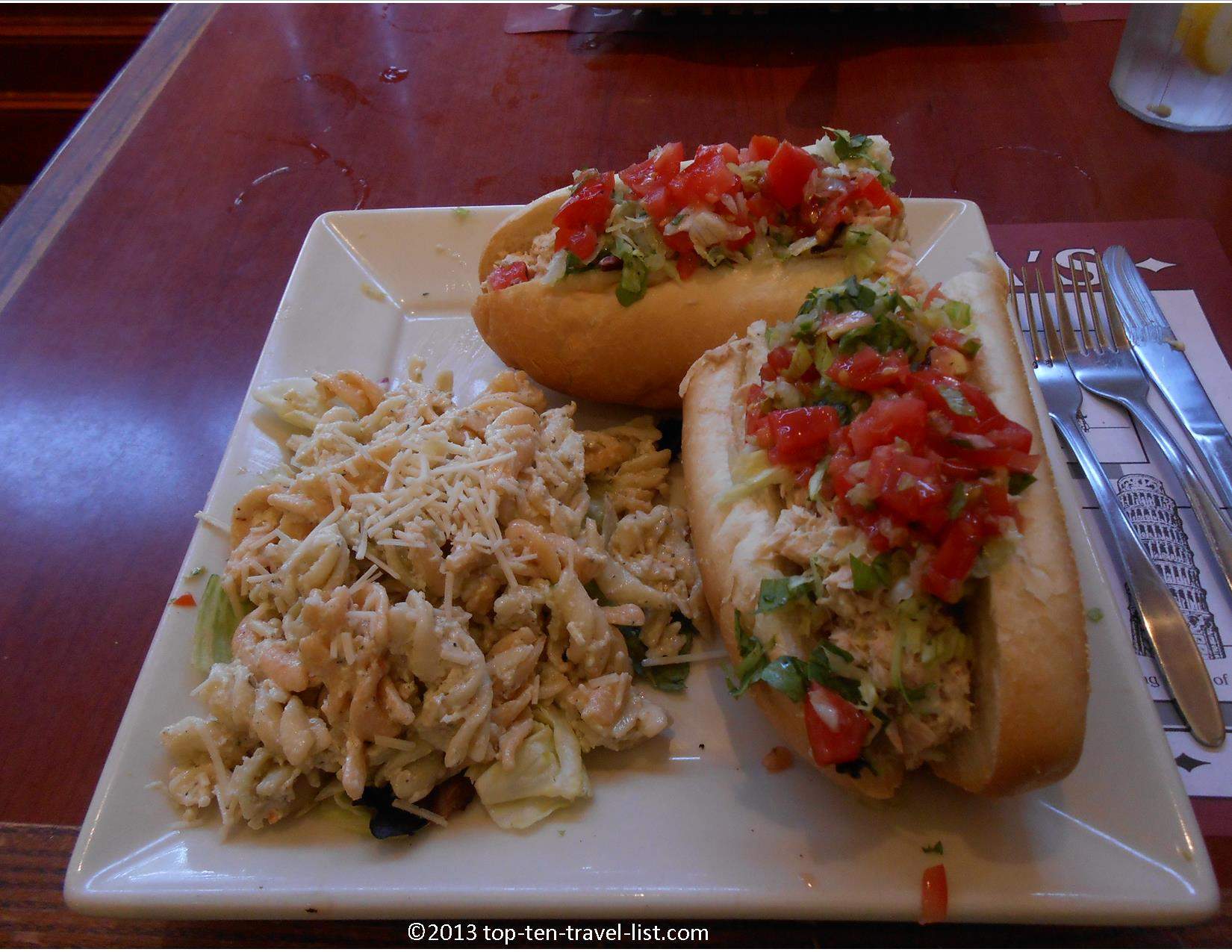 Tuna salad sandwich at Mamma Mia's in Plymouth