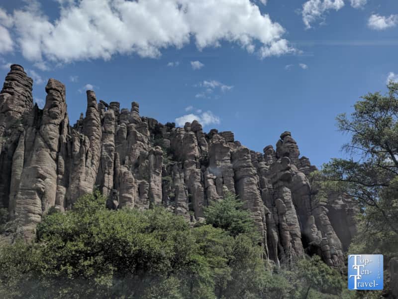 Scenic drive at Chiricahua National Monument in Southern Arizona