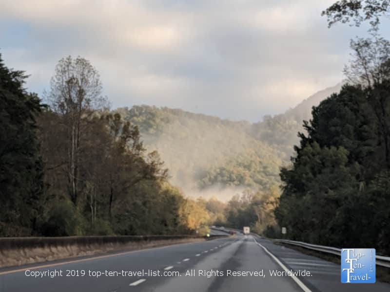 Cherokee Foothills Scenic Drive near Greenville, South Carolina