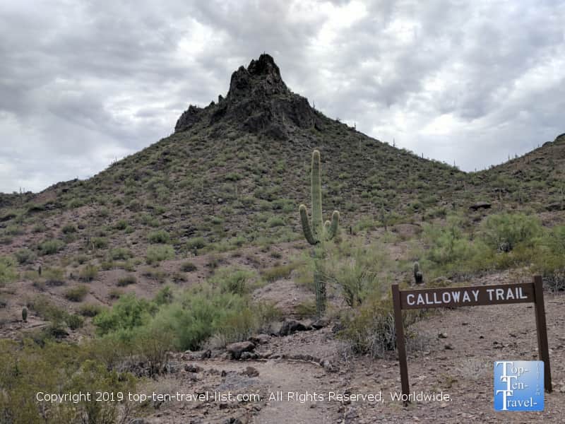 Calloway trail at Picacho Peak State Park in Southern Arizona