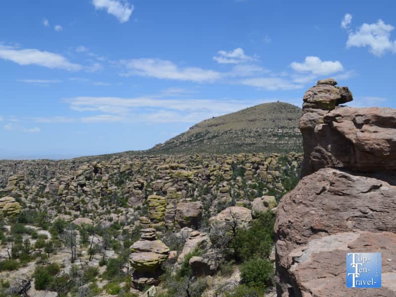 Unique views of the hoodoos at Chiricahua National Monument in Arizona 