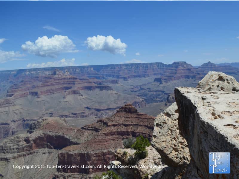 Gorgeous views from the Mather Point overlook at the Grand Canyon