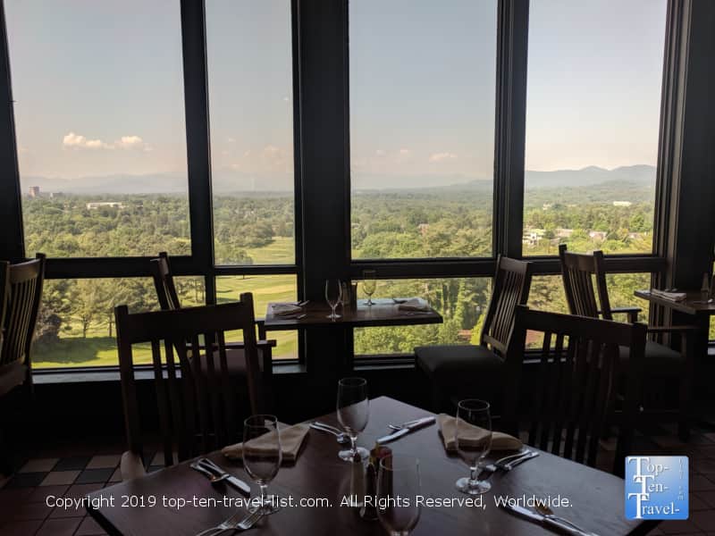 Beautiful views via the Blue Ridge Artisanal Buffet at the Omni Park Grove Inn in Asheville, NC