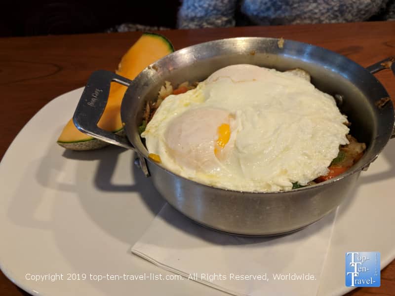 Market skillet at Stax Omega diner in Greenville, South Carolina