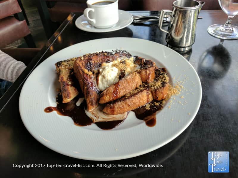Mocha French Toast at Che-Ah-Chi at the Enchantment Resort in Sedona, Arizona