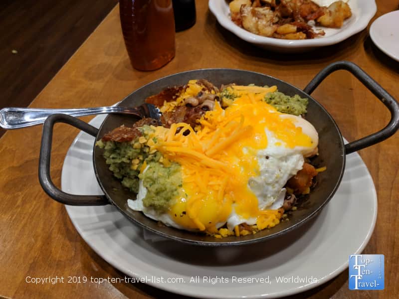 Old Skool Breakfast Bowl at Tupelo Honey in Greenville, South Carolina