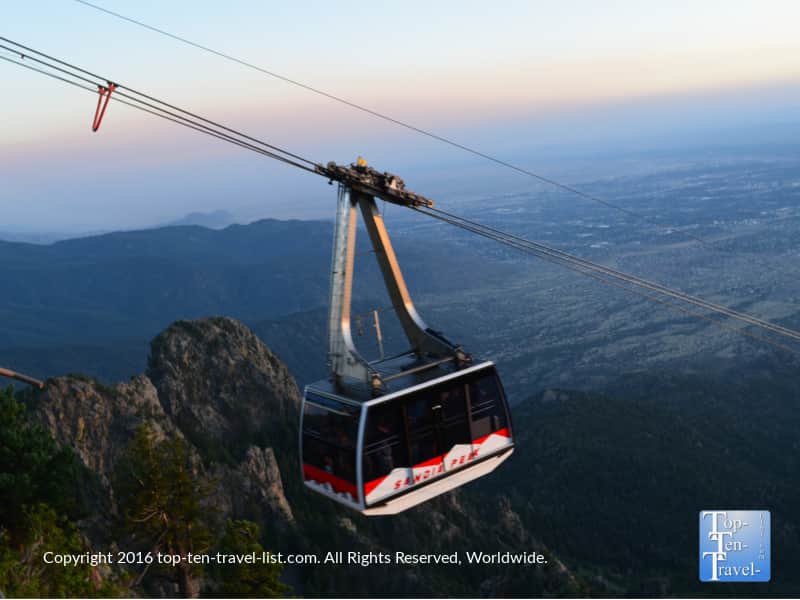 Gorgeous scenery via the Sandia Peak tramway ride in Albuquerque, New Mexico