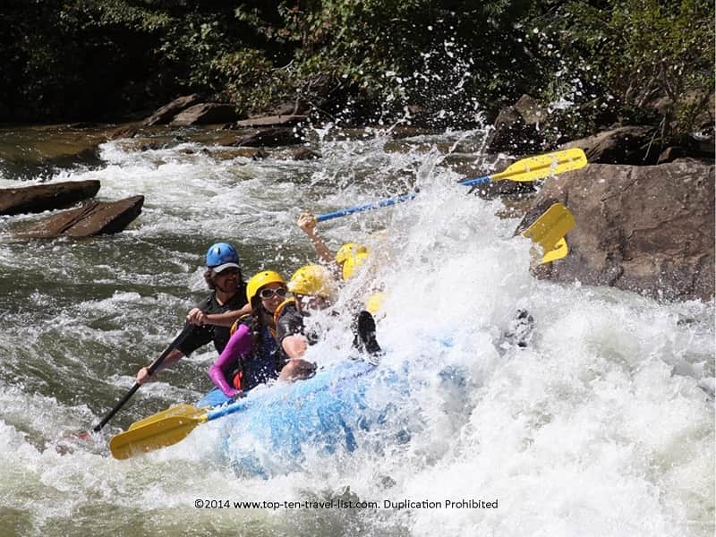 Whitewater rafting