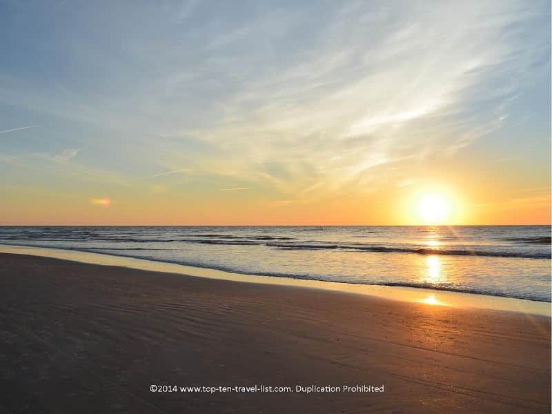 Gorgeous sunrise on Hilton Head Island in South Carolina