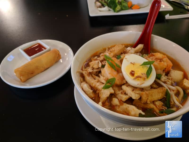 Delicious food at Yellow Ginger in Greenville, South Carolina