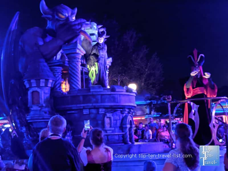 Spooky float in the Boo to You Halloween Party at the Magic Kingdom in Orlando