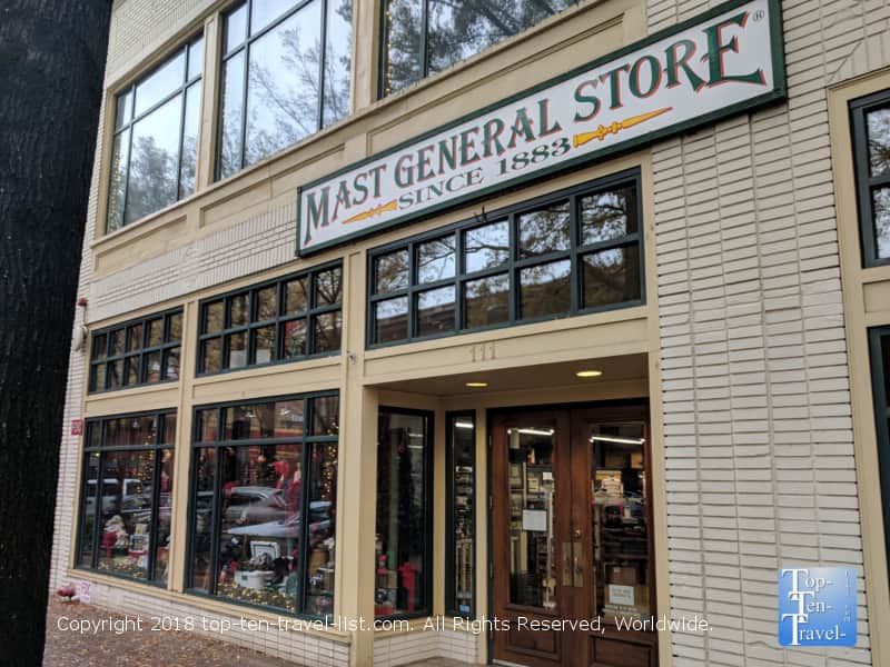 Mast General Store in downtown Greenville, South Carolina