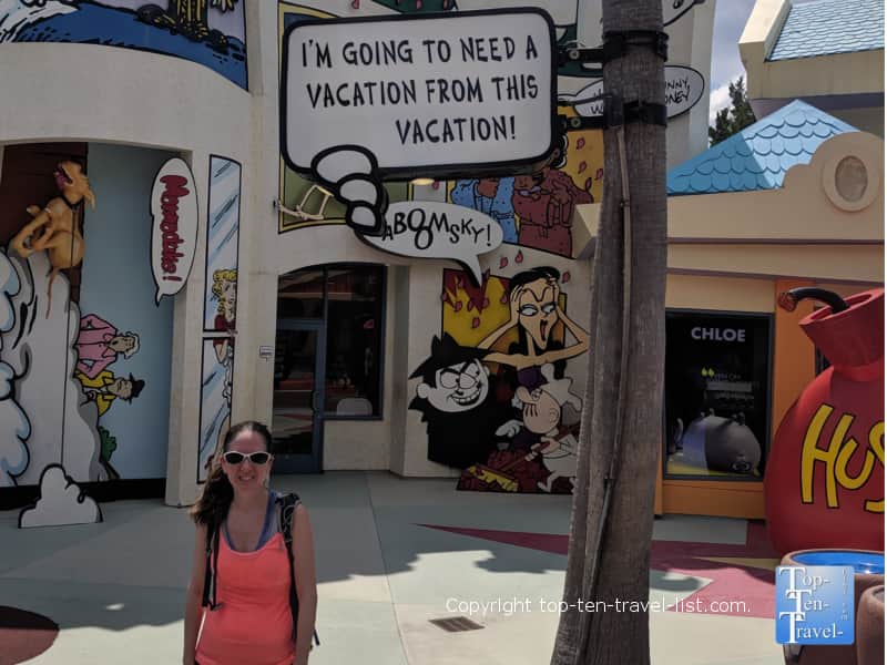 Cute "I'm going to need a vacation" sign at Universal Orlando