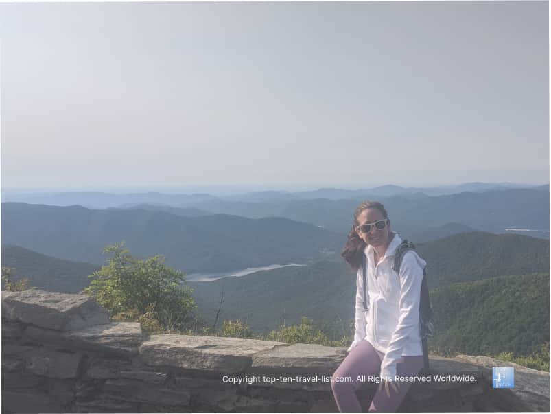 Craggy Pinnacle hike in North Carolina