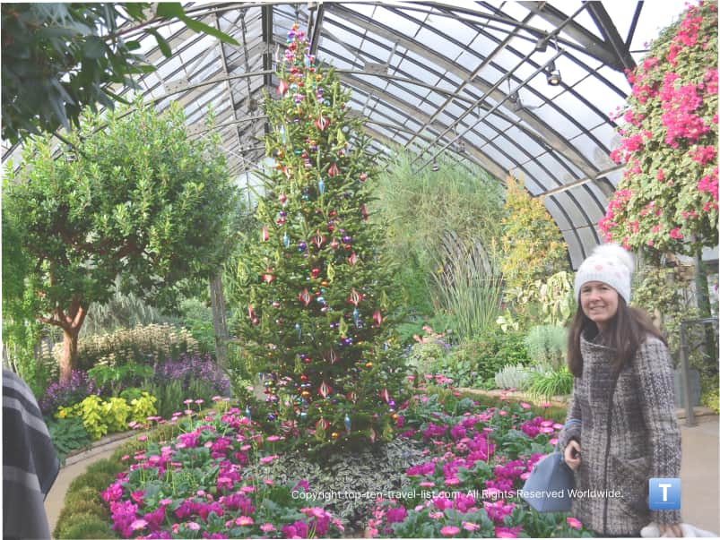 A beautiful garden at Longwood Gardens in Pennsylvania