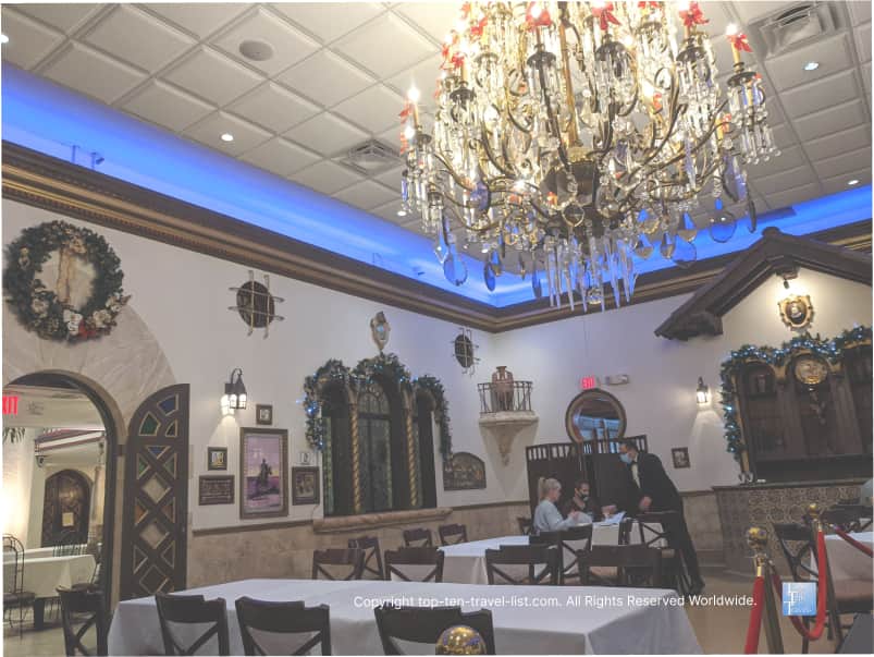 Beautiful interior of Columbia in Tampa