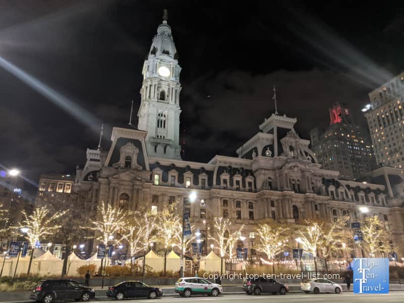 City Hall at Christmas Philadelphia