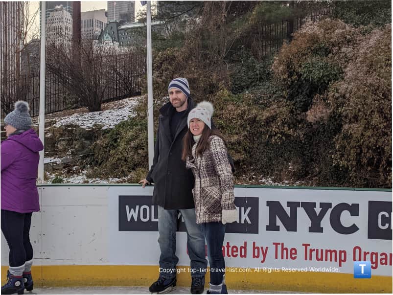 Ice skating pic in Central Park 
