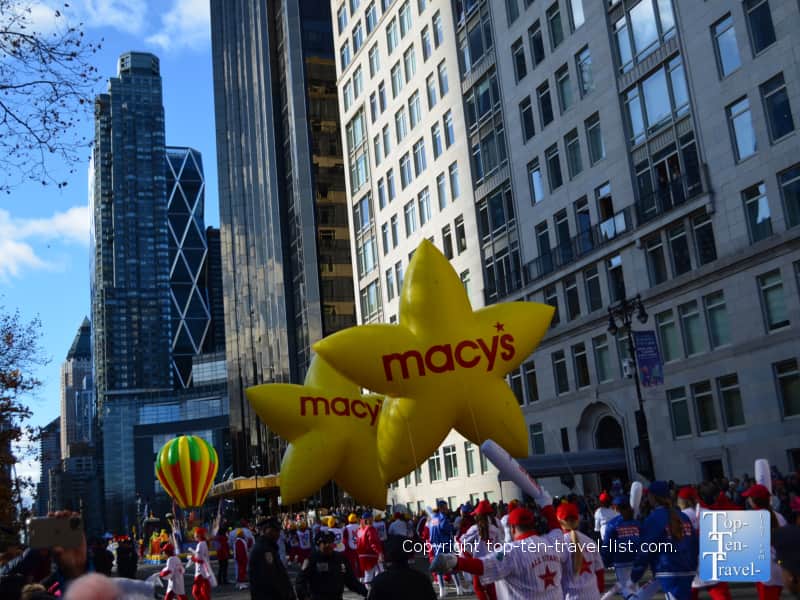 Macy's balloons in the Macy's Thanksgiving Day Parade
