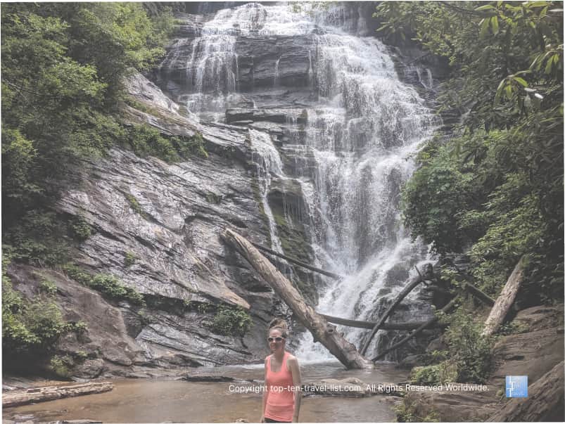 Hiking to King's Creek Falls in South Carolina