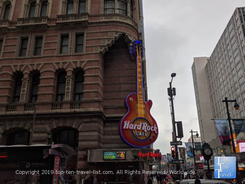 Hard Rock Cafe in Center City Philadelphia