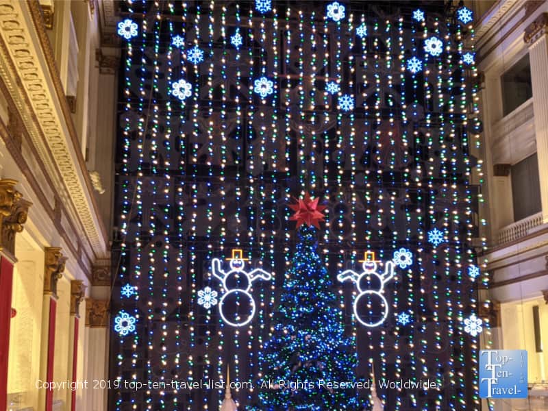 Holiday LED show at Macy's Center 
City Philly