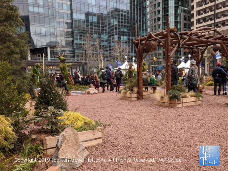 Wintergarden at Philly's Dilworth Park 