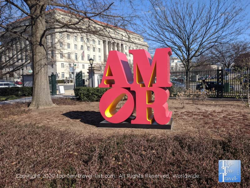 AMOR sculpture in D.C.