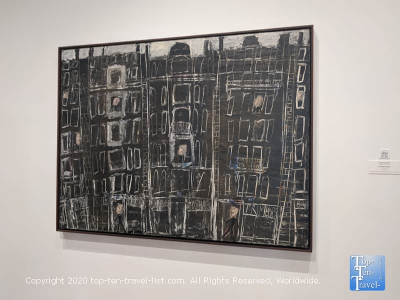Jean Dubuffet artwork at the National Gallery of Art east building in Washington D.C.