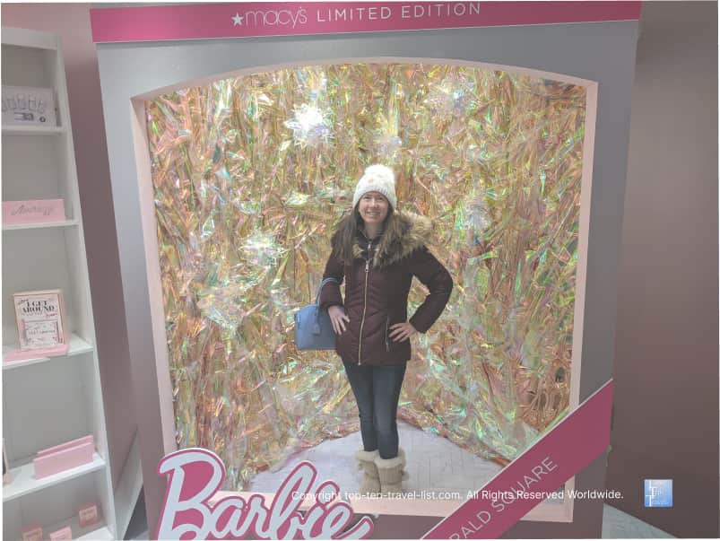 Barbie's photo opp Macy's Herald Square