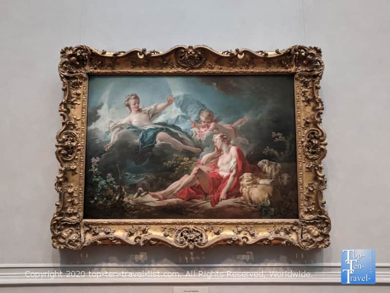 Jean Fragonard artwork at the National Gallery of Art west building in Washington D.C.