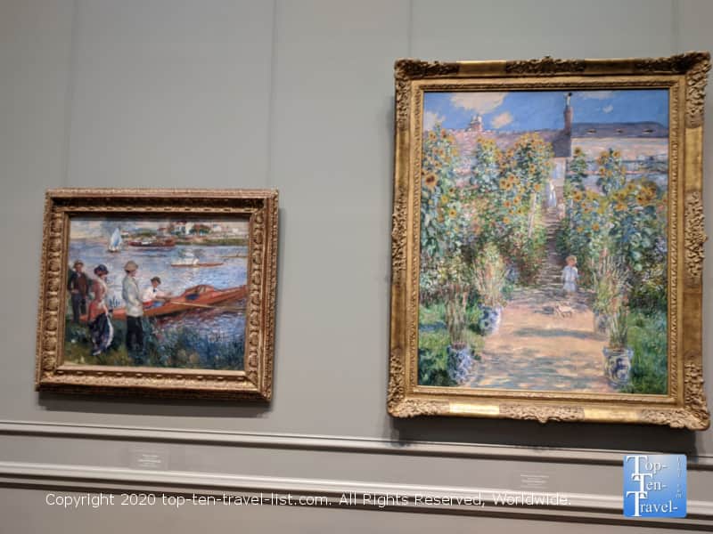 Claude Monet artwork at the National Gallery of Art west building in Washington D.C.