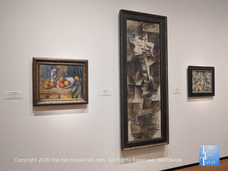 Cezanne and Picasso artwork at the National Gallery of Art East building in Washington D.C.